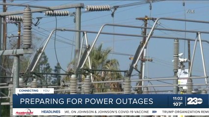 Preparing for power outages during scorching heat