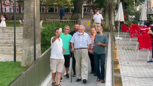 Ünlü tarihçi İlber Ortaylı İznik'te tarihi mekanları gezdi