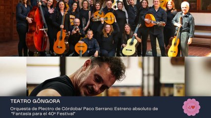 Orquesta de Plectro de Córdoba_ Paco Serrano- Estreno absoluto de «Fantasía para el 40º Festival»