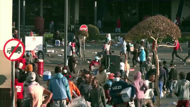 Rioting and looting breaks out in South Africa after jailing of former president Jacob Zuma