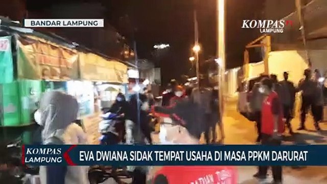 Eva Dwiana Sidak Tempat Usaha di Masa PPKM Darurat