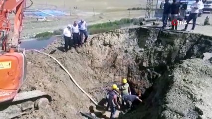 ESKİ ekipleri su arızasını gidermek için seferber oldu
