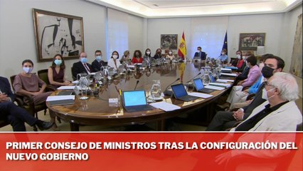 Primer Consejo de Ministros tras la configuración del nuevo Gobierno
