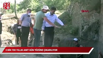 2 bin 700 yıllık anıt gün yüzüne çıkarılıyor