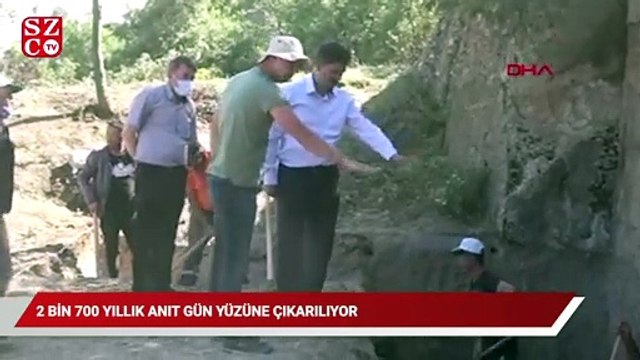 2 bin 700 yıllık anıt gün yüzüne çıkarılıyor
