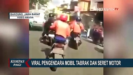 Tabrak Lari! Mobil Seret Pengendara Motor Sejauh 200 Meter