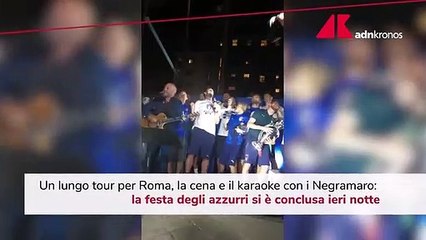 Italia campione d'Europa, la festa degli Azzurri per le vie di Roma