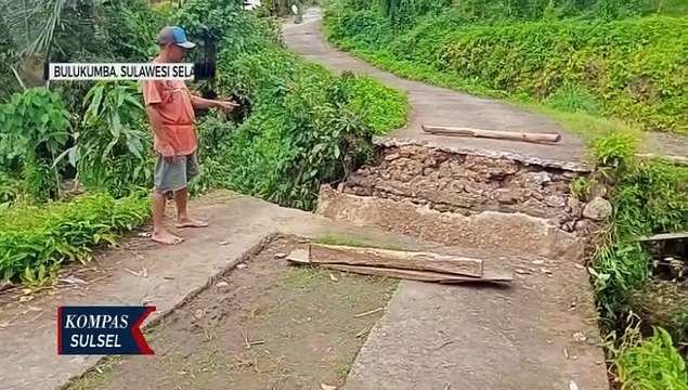 Jembatan Rusak Terdampak Banjir Belum Diperbaiki, Akses Jalan Warga Sejumlah Desa Terganggu