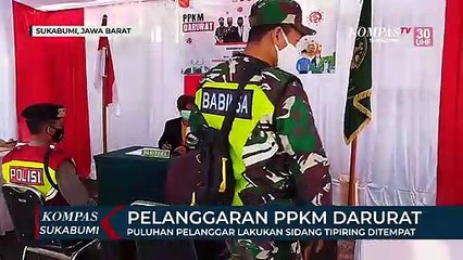 Descargar video: Puluhan Pelanggar Lakukan Sidang Tipiring Ditempat