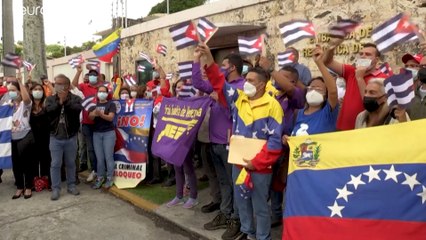 Reacciones en cadena en todo el mundo ante las protestas en Cuba