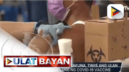 Mga gustong magpabakuna sa vaccination site sa Smokey Mountain sa Maynila, tiniis ang ulan maturukan lang ng COVID-19 vaccine; supply ng COVID-19 vaccines sa Maynila, para na lang sa 2nd dose; 1-M doses ng CoronaVac, darating sa PHL bukas