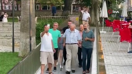 Ünlü tarihçi İlber Ortaylı İznik'te tarihi mekanları gezdi