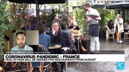 Health pass will be needed for French restaurants from August to combat Covid surge