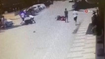 Bursa'da iki motosikletlinin çarpıştığı ilginç kaza kamerada