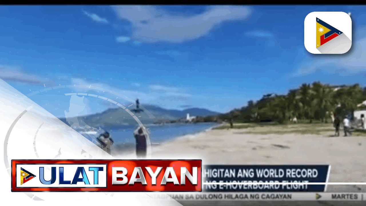 Pasada Probinsya: Pinoy na si Kyxz Mendiola, nahigitan ang world record sa patagalan at pahabaan ng e-hoverboard flight; PCG, patuloy ang search and retrieval ops sa batang nalunod umano sa Dumacaa River sa Lucena; 6 patay, 3 sugatan sa banggaan ng van at
