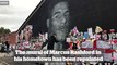Marcus Rashford mural repainted amid community outpouring of support after artwork was defaced following Euros 2020 final