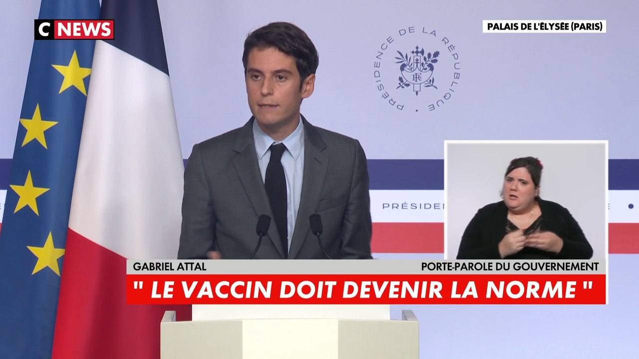 «Le pass sanitaire s'appliquera bien aux enfants à partir de 12 ans (...) Pour autant, nous sommes pragmatiques (...) Il est hors de question de leur imposer à eux et à leurs familles un été infernal», précise le porte-parole du gouvernement Gabriel Attal