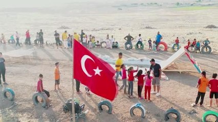 Son dakika haberleri! ŞANLIURFA - Harranlı çocuklar "Survivor" heyecanı profesyonel parkurda yaşayacak