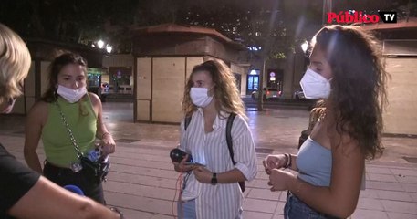 Turistas, estudiantes Erasmus y algunos vecinos despistados con la entrada en vigor del toque de queda