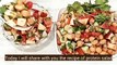high protein salad/weight loss recipe/chickpea salad/protein salad