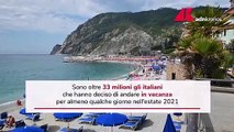Vacanze estive per 33 milioni di italiani