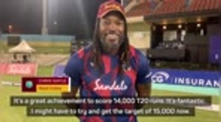 Gayle hungry for more runs after passing 14,000 mark