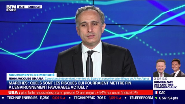 Jean-Jacques Ohana (Ai For Alpha) : Quels sont les risques qui pourraient mettre fin à l'environnement favorable actuel sur les marchés ? - 13/07