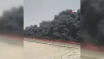 Mısır'da akaryakıt tankeri alev alev yandı