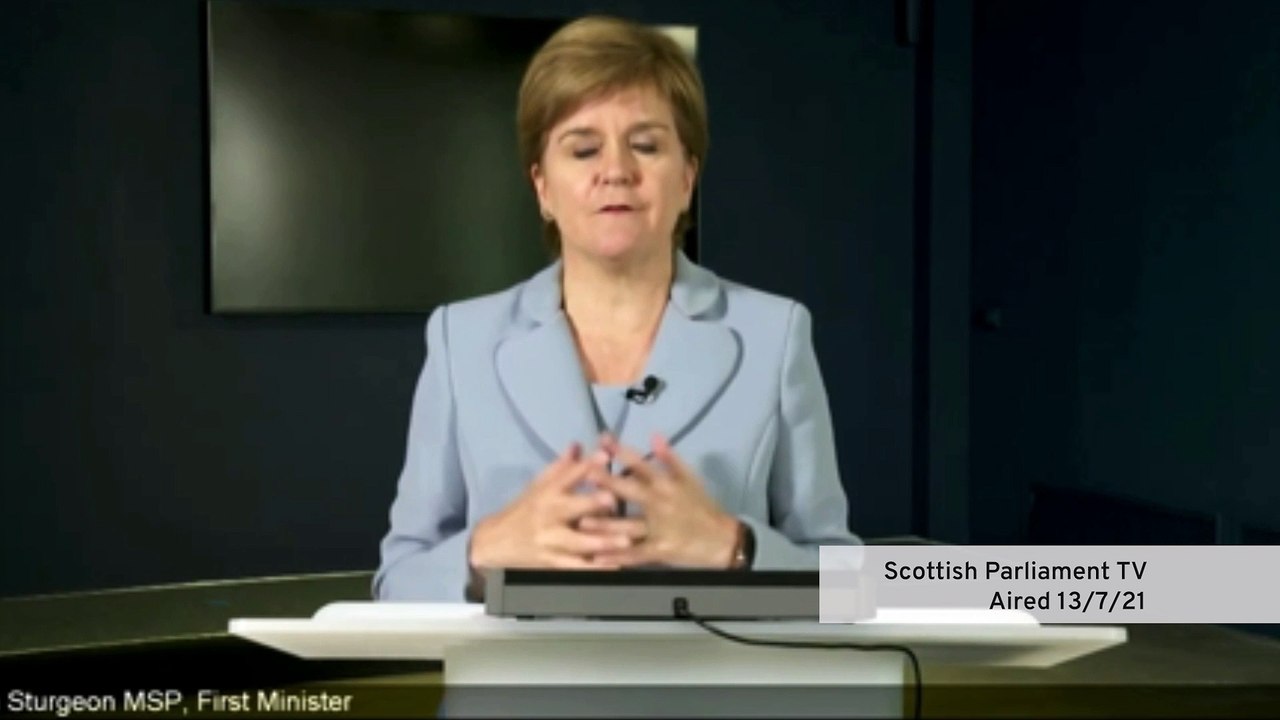 Nicola Sturgeon explains the numbers that and advice for easing restrictions in Scotland to Level 0