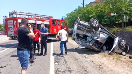Adres sormak için durdular, ölümden döndüler: 2 yaralı