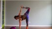 Yoga pregnancy time-lapse