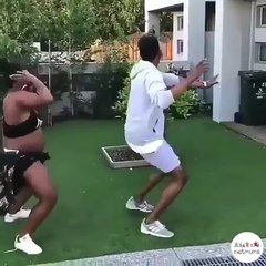 Pregnant lady dancing with partner