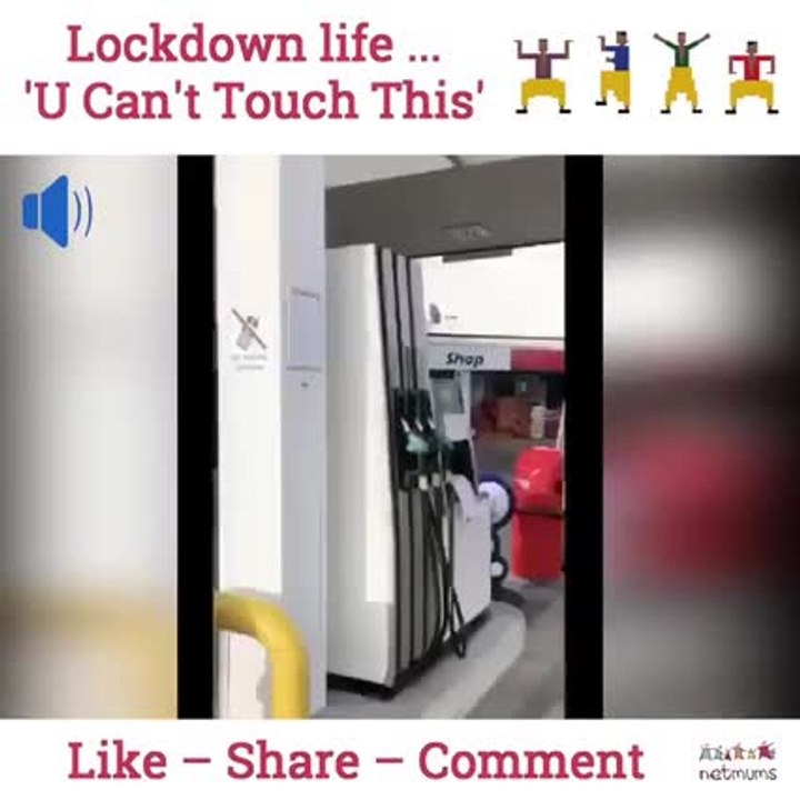 Lockdown life ... 'U Can't Touch This'