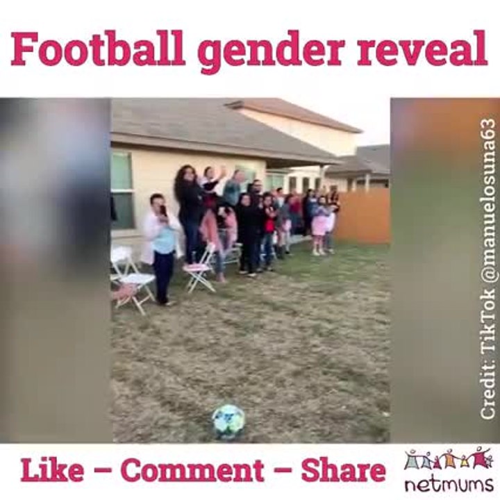 Football gender reveal