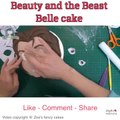 Disney's Beauty and the Beast Belle cake