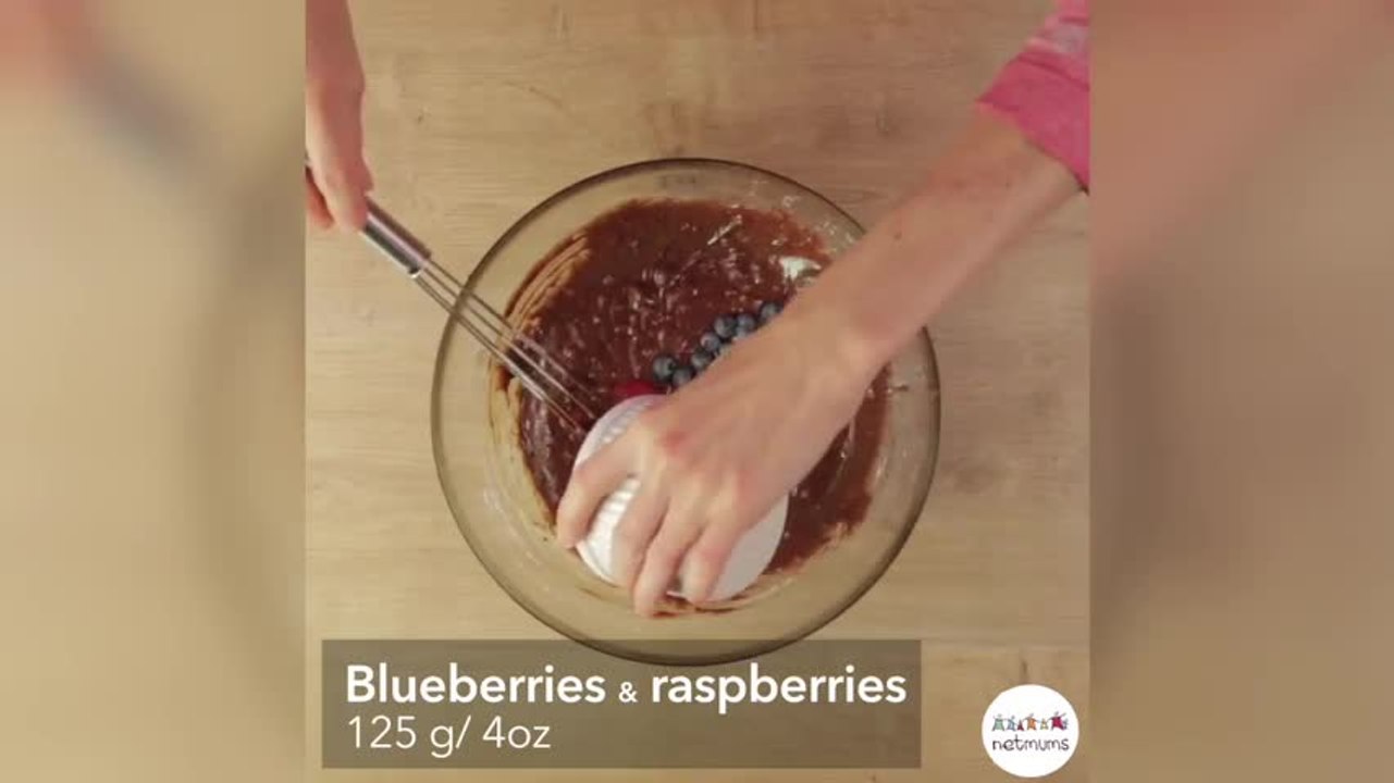Berry brownies