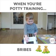 When you're potty training