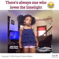 There's always one who loves the limelight