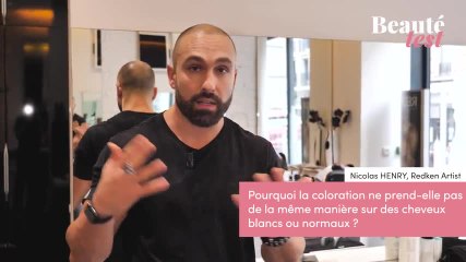 Pourquoi la coloration ne prend-elle pas de la même manière sur des cheveux blancs ou normaux