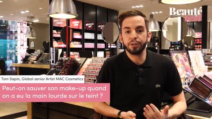 Peut-on sauver son make-up quand on a la main lourde sur le teint  Tom Sapin