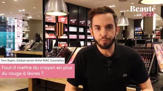 Faut-il mettre du crayon en plus du rouge à lèvres Tom Sapin