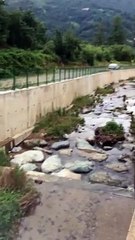 Arhavi’de HES’e engel dereye beton çekilmesine izin