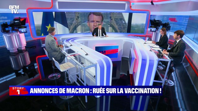 Story 1 : Ruée sur la vaccination après les annonces d'Emmanuel Macron - 13/07