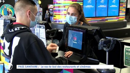 Le Journal - 13/07/2021 - PASS SANITAIRE / Le ras-le-bol des patrons de restaurants et de cinémas