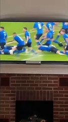 Ciro Immobile fica de "calças na mão" ao festejar a conquista do EURO 2020