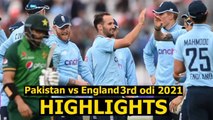 Pakistan Vs England 3rd ODI Highlights 2021 | Pak vs Eng 3rd ODI Highlights