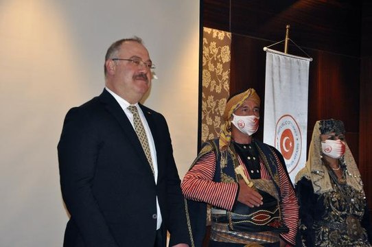 Ankara Kulübü Derneği üyeleri, Türkiye'nin Bişkek Büyükelçiliğini ziyaret etti