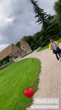 David Gallienne et son chéri Aurélien font une balade à vélo. Juillet 2021