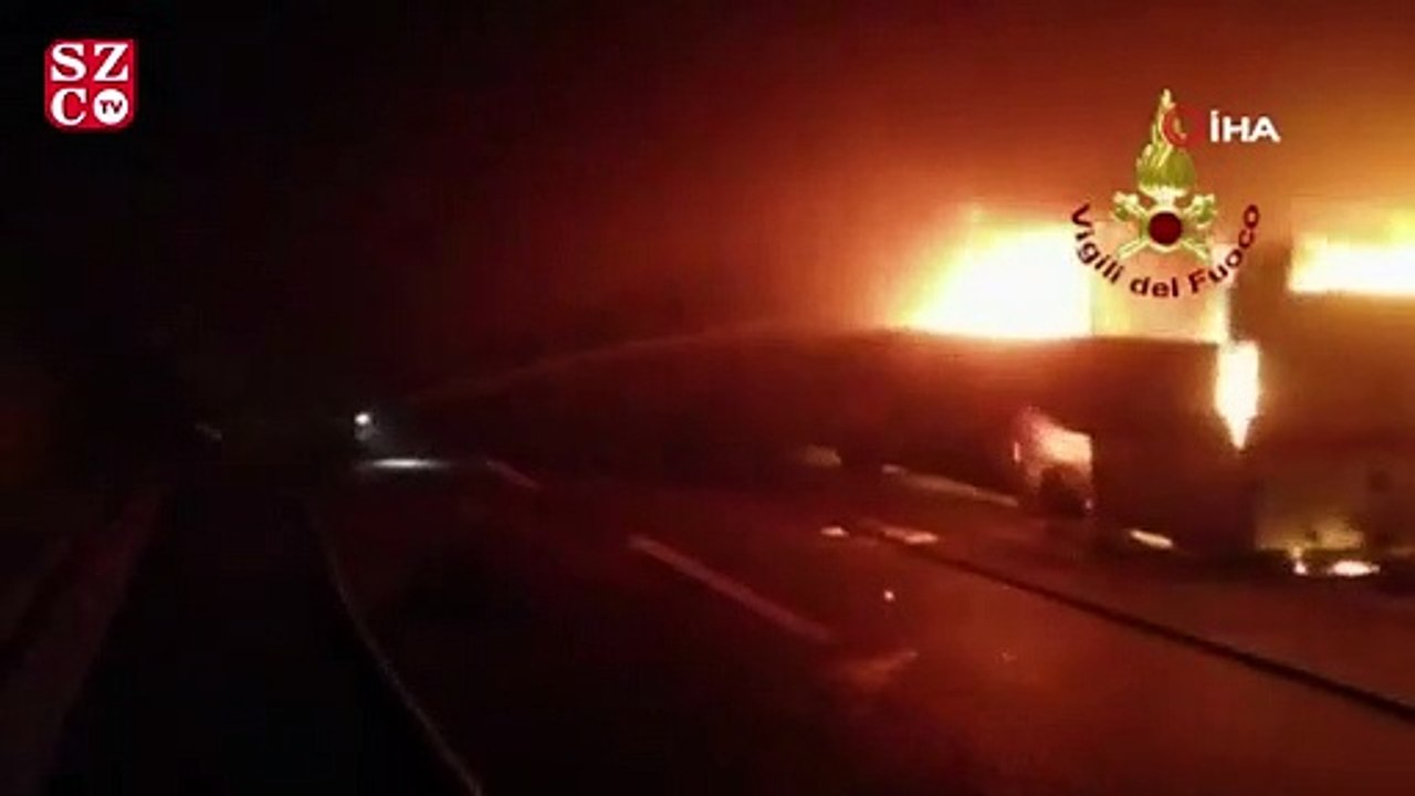 Kahraman şoför, 25 çocuğu yanmaktan son anda kurtardı