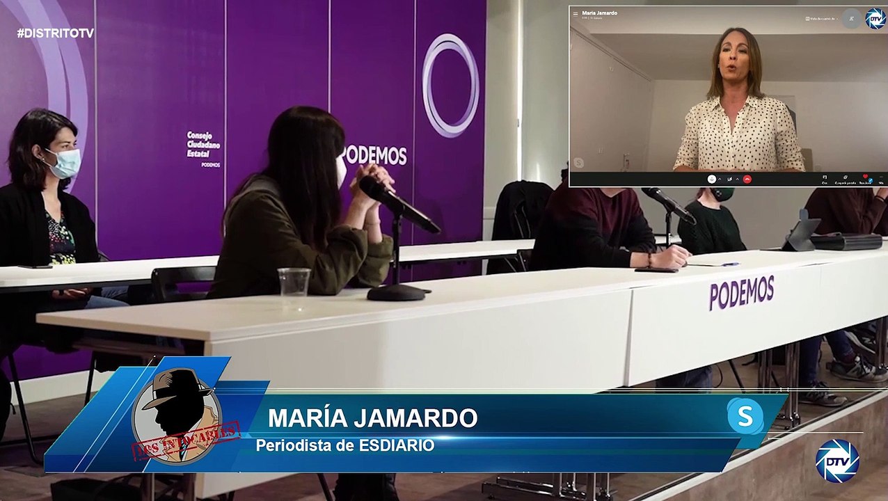 María Jamardo: Podemos tiene abierto casi una decena de casos abiertos, el caso neurona es el más grave